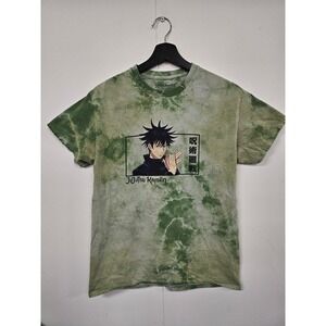 Jujutsu Kaisen Megumi Fushiguro Shirt Mens Medium Tie Dye Graphic Anime Tee